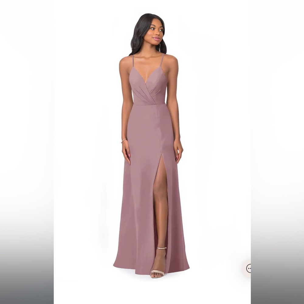 NWT AZAZIE dusty rose formal gown size A4 - Picture 4 of 12